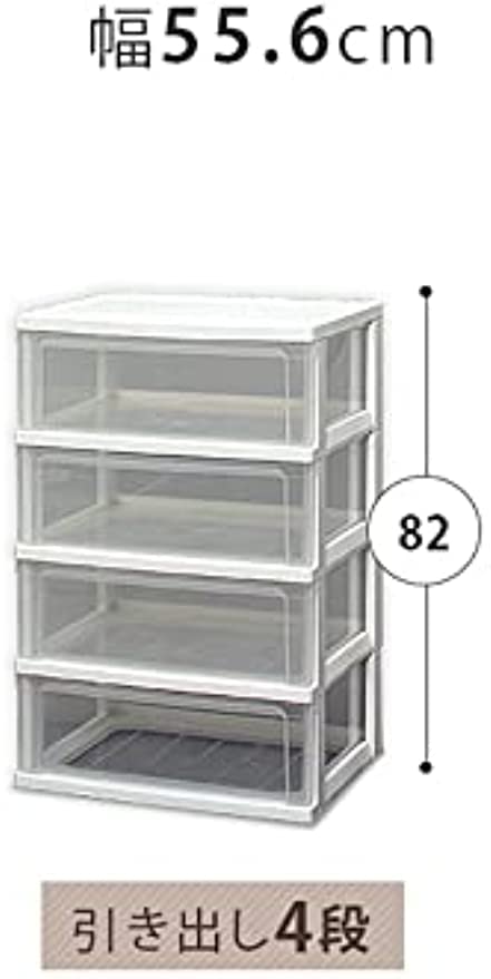 【昭和レトロ】プラスチック 4段BOX キャビネット　プラスチック収納 51CE-Xw0BKL._UF894,1000_QL80_.jpg